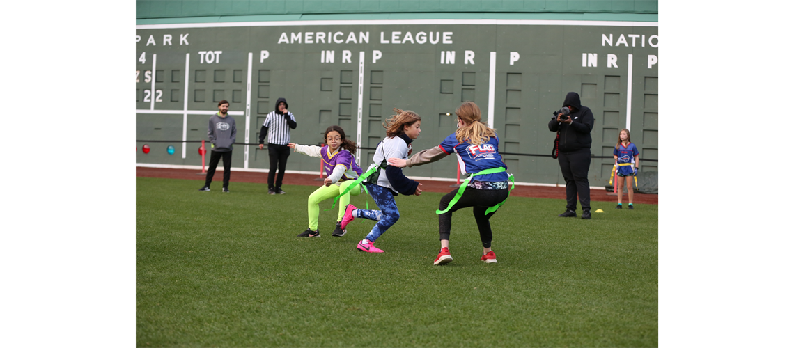 We played on the field at historic Fenway Park!